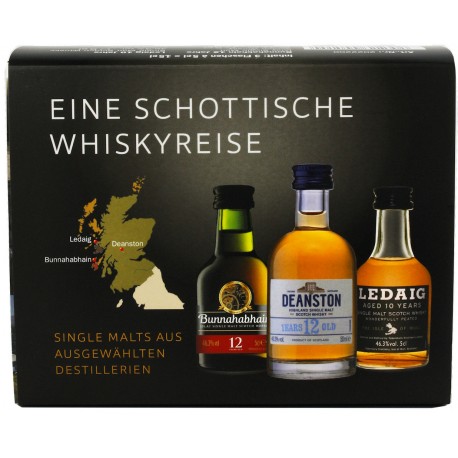 Schottische Whiskyreise 3 x 5cl