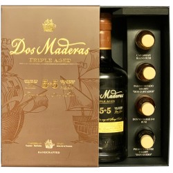 Dos Maderas 5+5 Rum mit 4x22ml Tasting Set